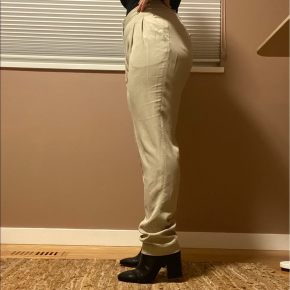 BABATON High Rise Pleated Peg Leg Pant (size 10) - Picture 2 of 7